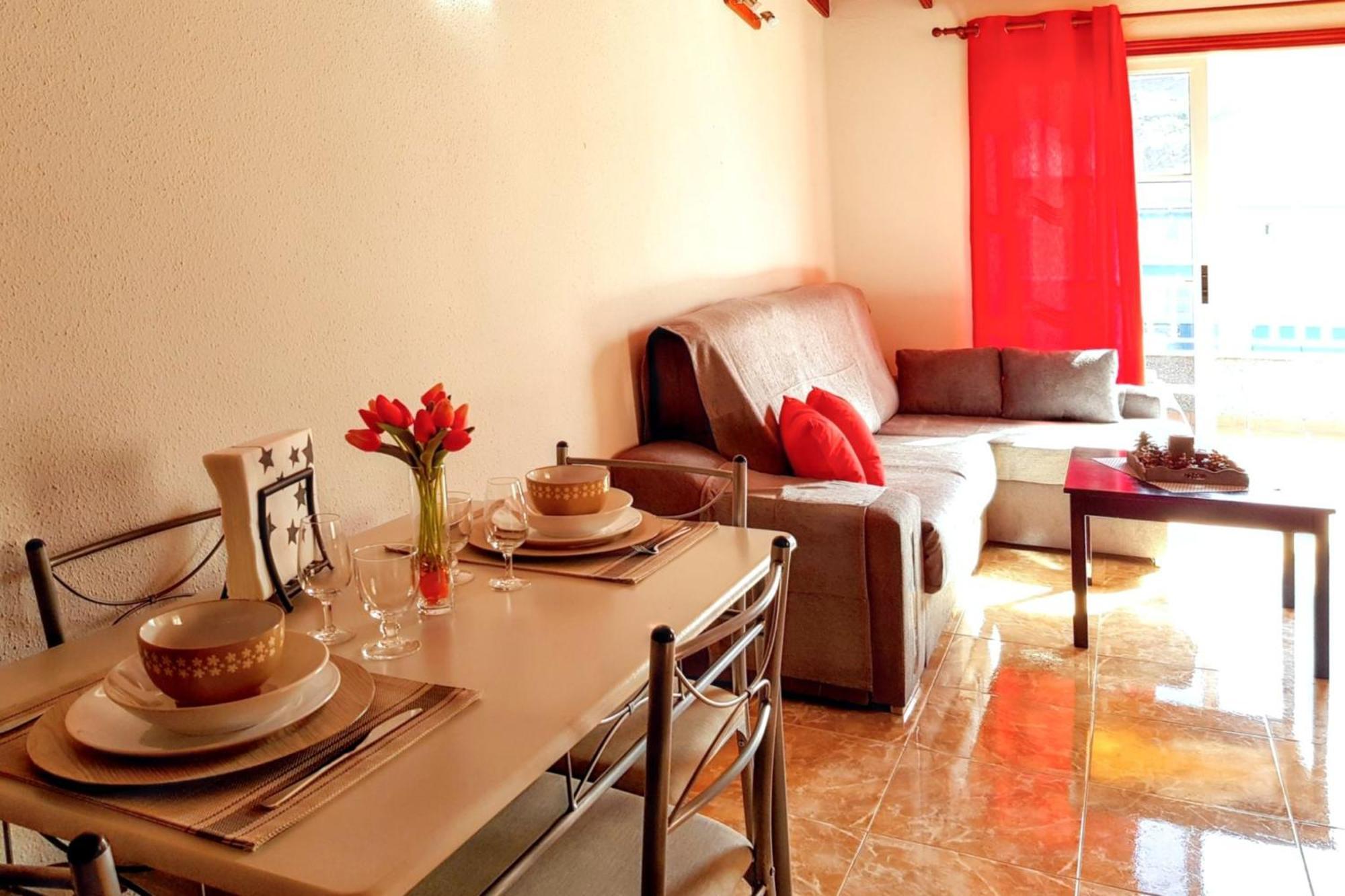 Modern Apartment In Puerto De Santiago - 65 Sqm - Mountain View Eksteriør billede