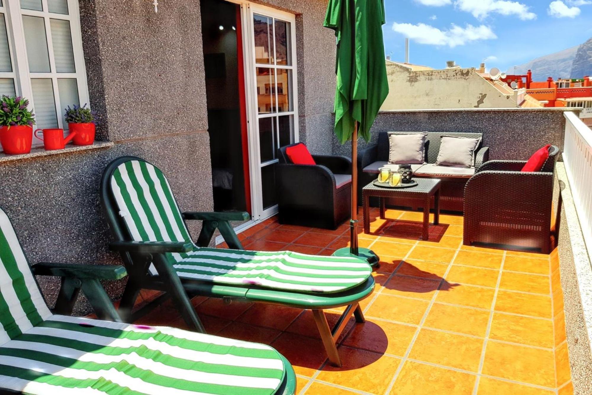 Modern Apartment In Puerto De Santiago - 65 Sqm - Mountain View Eksteriør billede